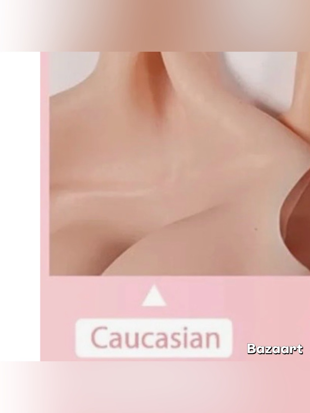 Realistic D Cup Silicone Breast Plate, Mastectomy, Crossdresser, Trans & Drag - Picture 4 of 9